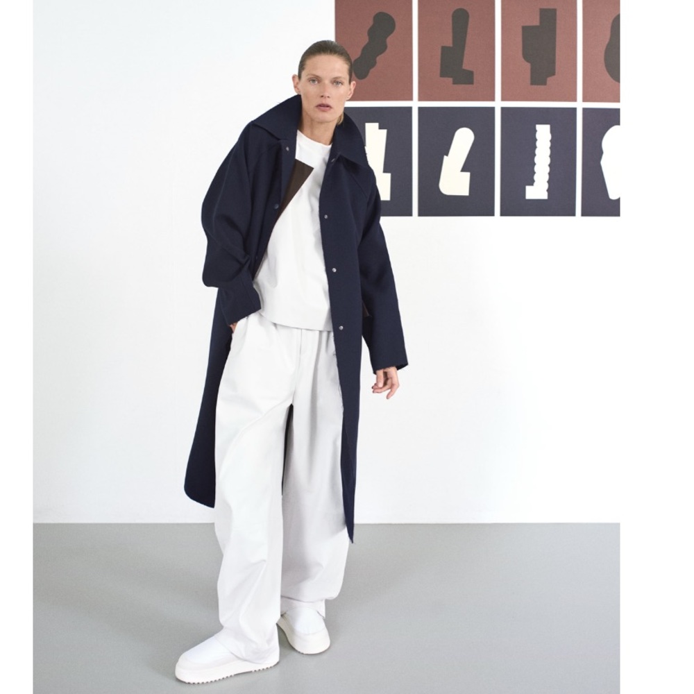 ZARA - KASSL LONG WOOL COAT LIMITED EDITION ( M ) new with tags 🏷
